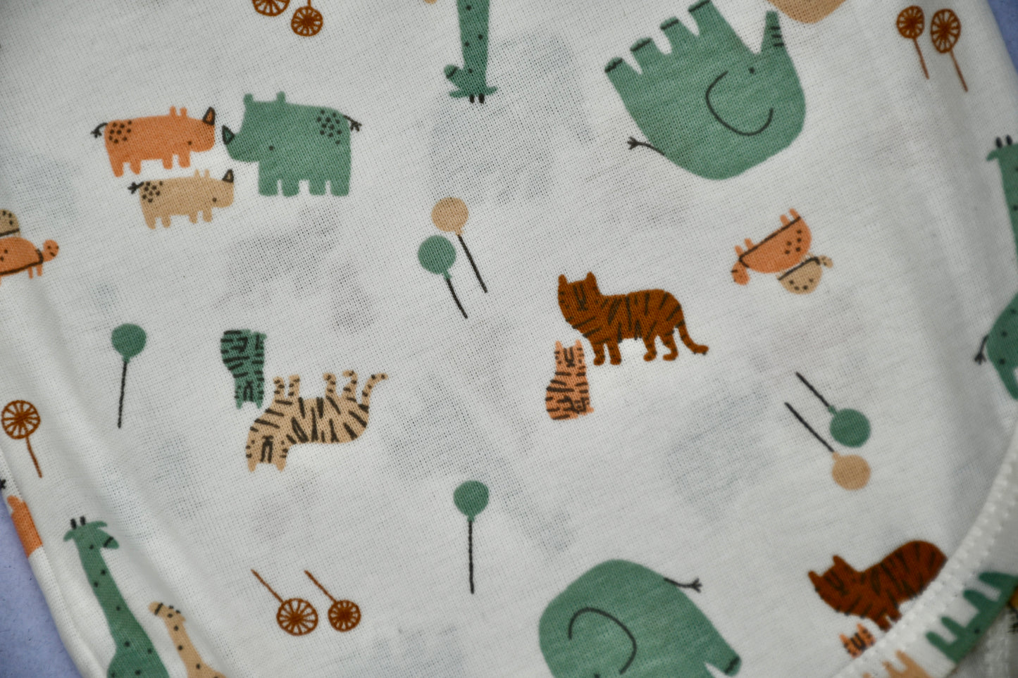 Woodland Party Half Sleeve Pure Cotton Premium Baby Romper