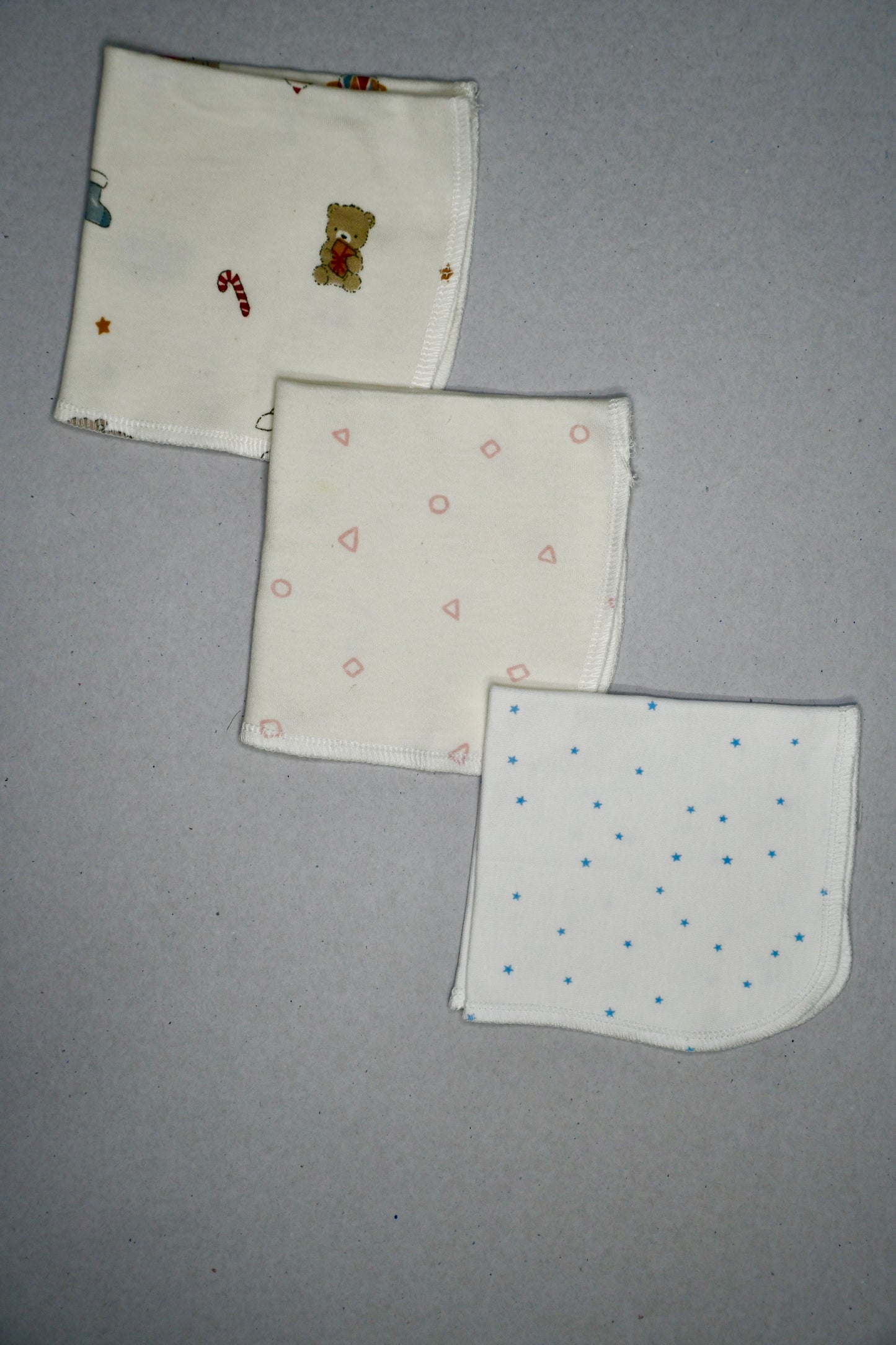 Abstract and teddy print Face Cloth