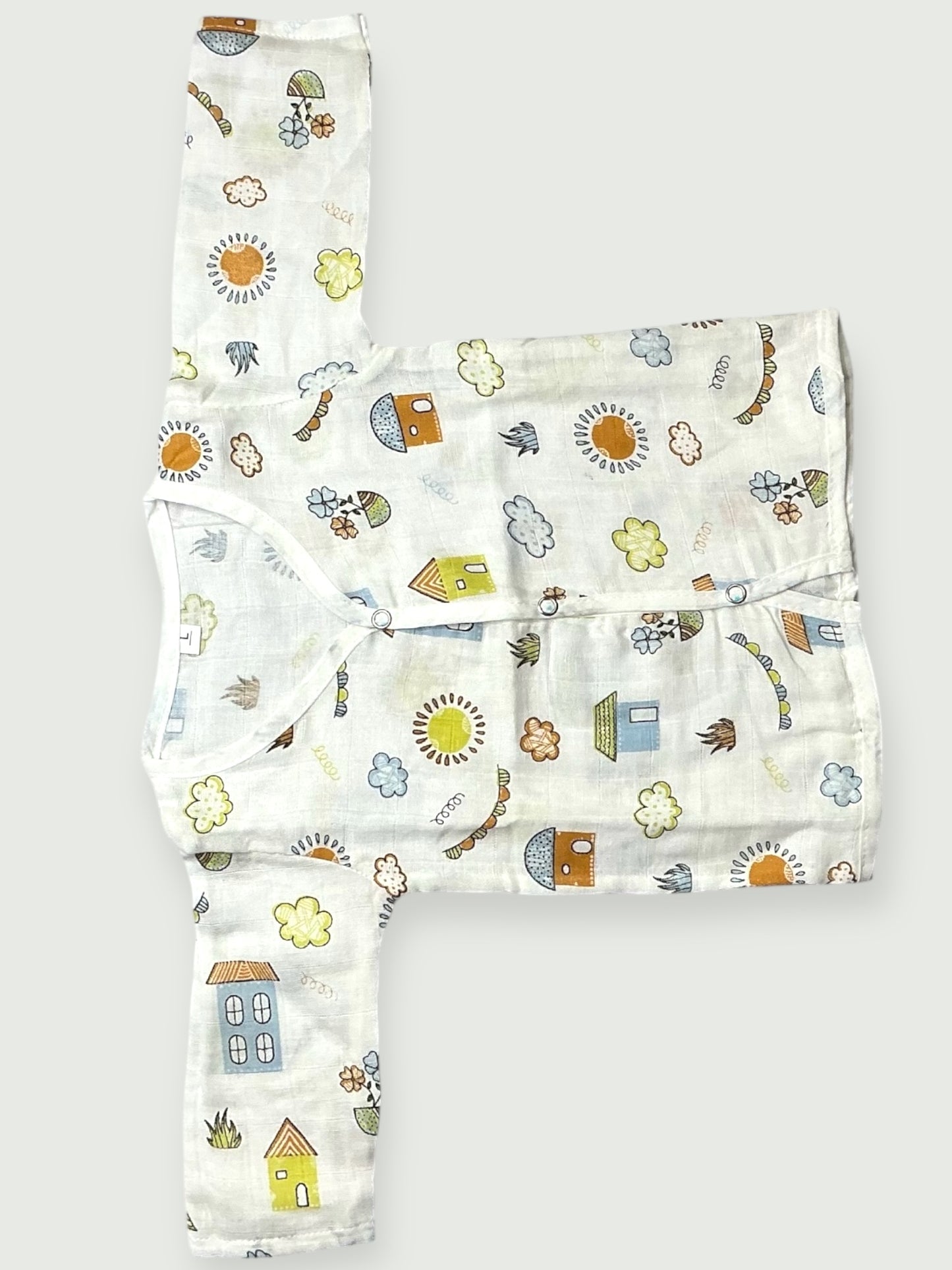 Muslin Pajama Set with playful prints
